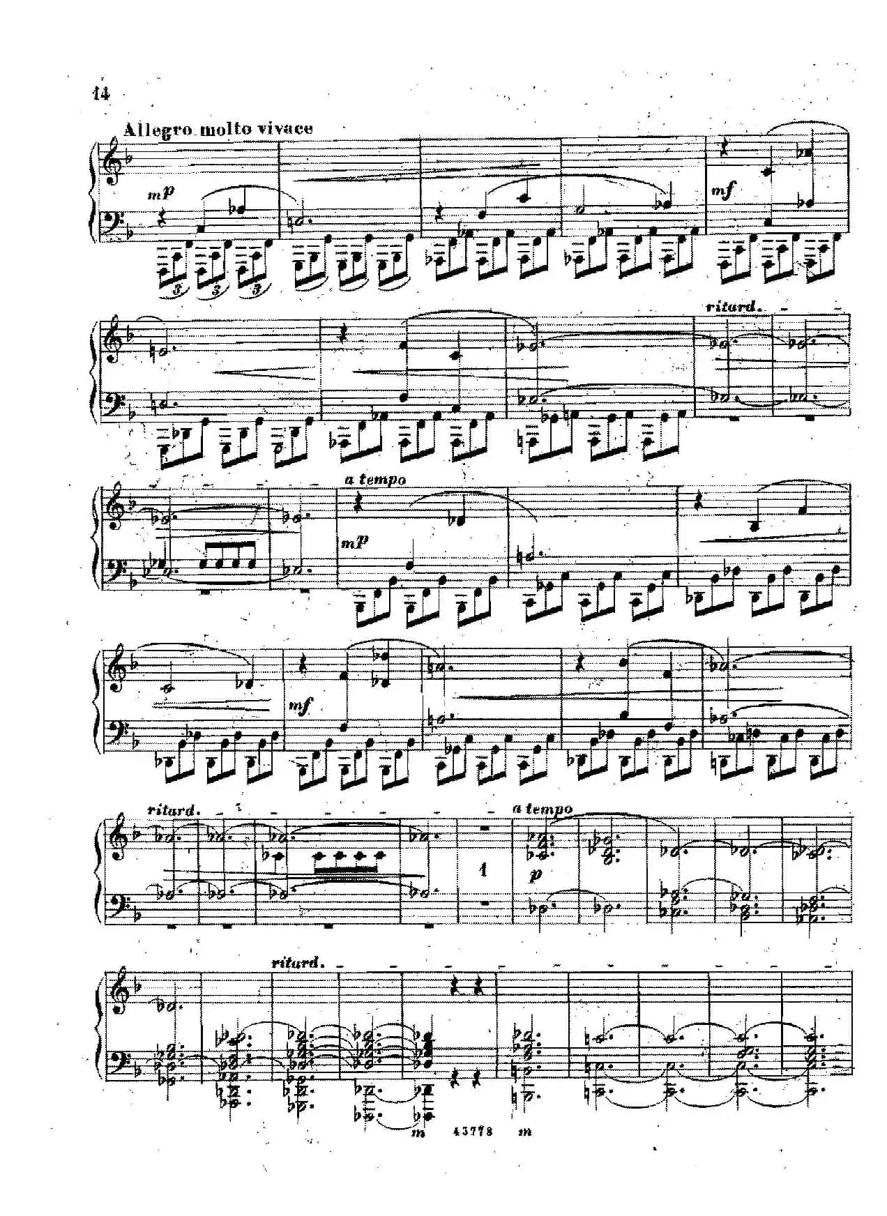 Scherzo in F Major from Miscellenies Op.93（F大调谐谑曲）