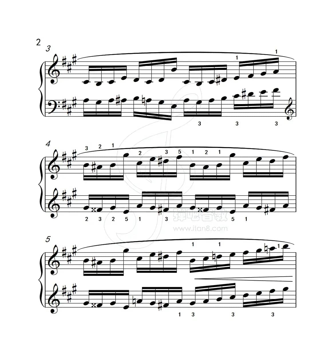 练习曲 4（克拉莫钢琴练习曲60首）