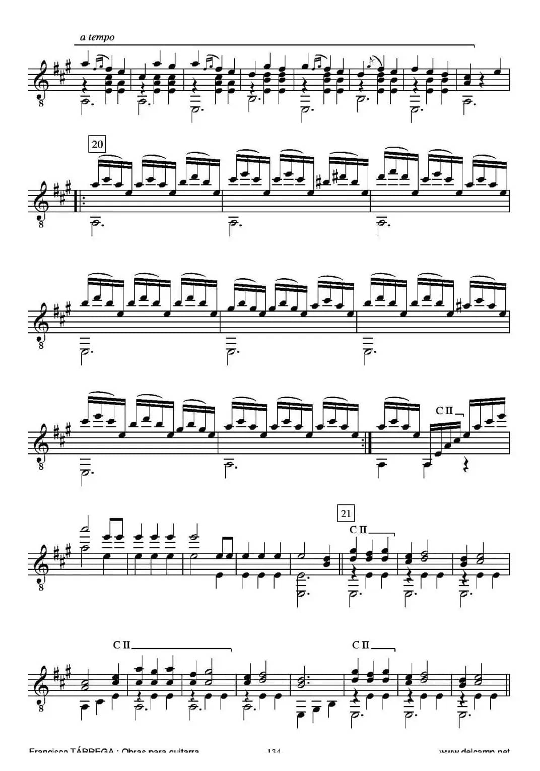 GRAN JOTA DE CONCIERTO(Arreglado sobre la Jota aragonesa de Julian Arcas)（古典吉他）