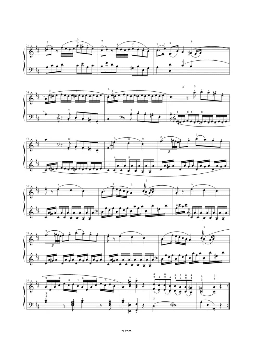 D大调奏鸣曲K.311（完整版）