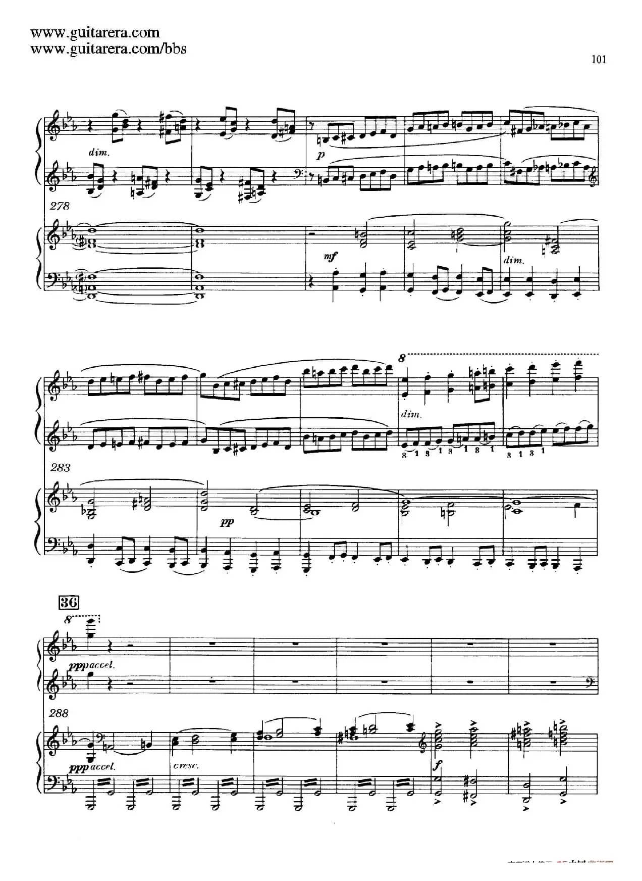 c小调第二钢琴协奏曲 Op.18(双钢琴·第三乐章)