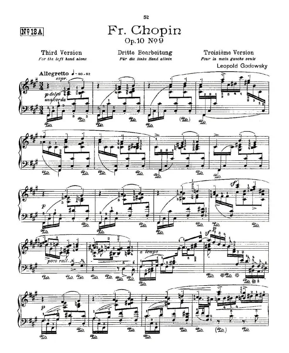 肖邦《练习曲》Fr.Chopin Op.10 No9-3