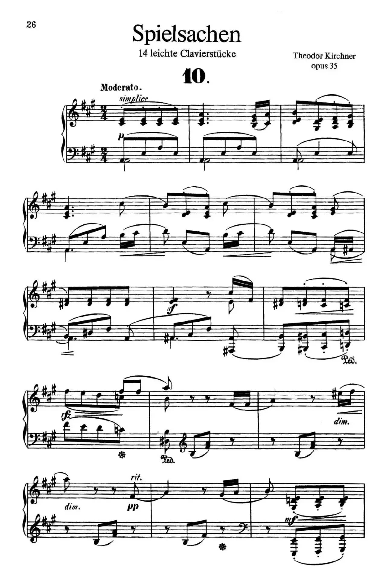 Spielsachen Op.35（玩具·10）