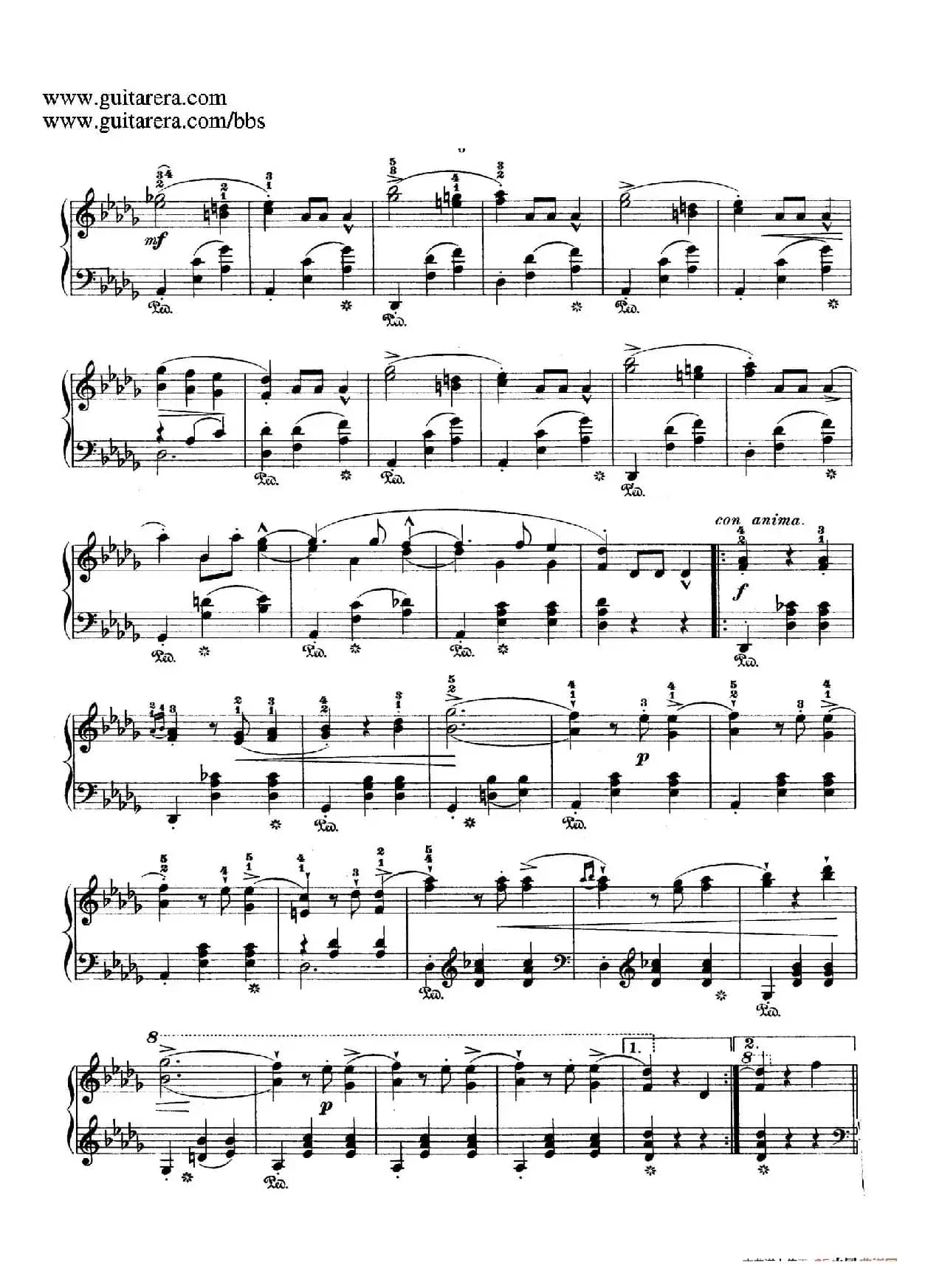 Grande Valse Brillante in E-flat Major Op.18 （降E大调华丽辉煌圆舞曲）