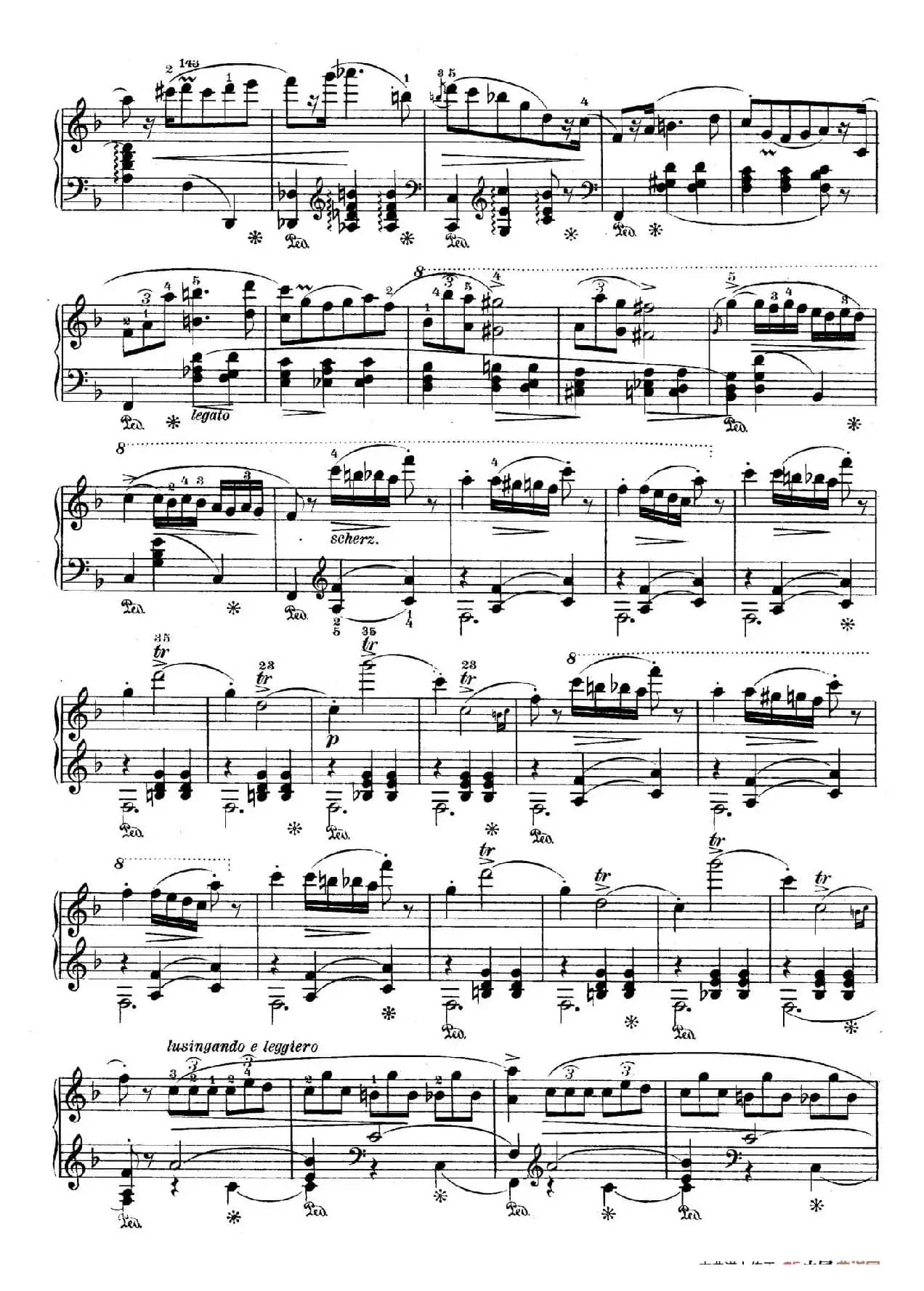 Rondo A La Mazurka Op.5（F大调玛祖卡舞曲型回旋曲）