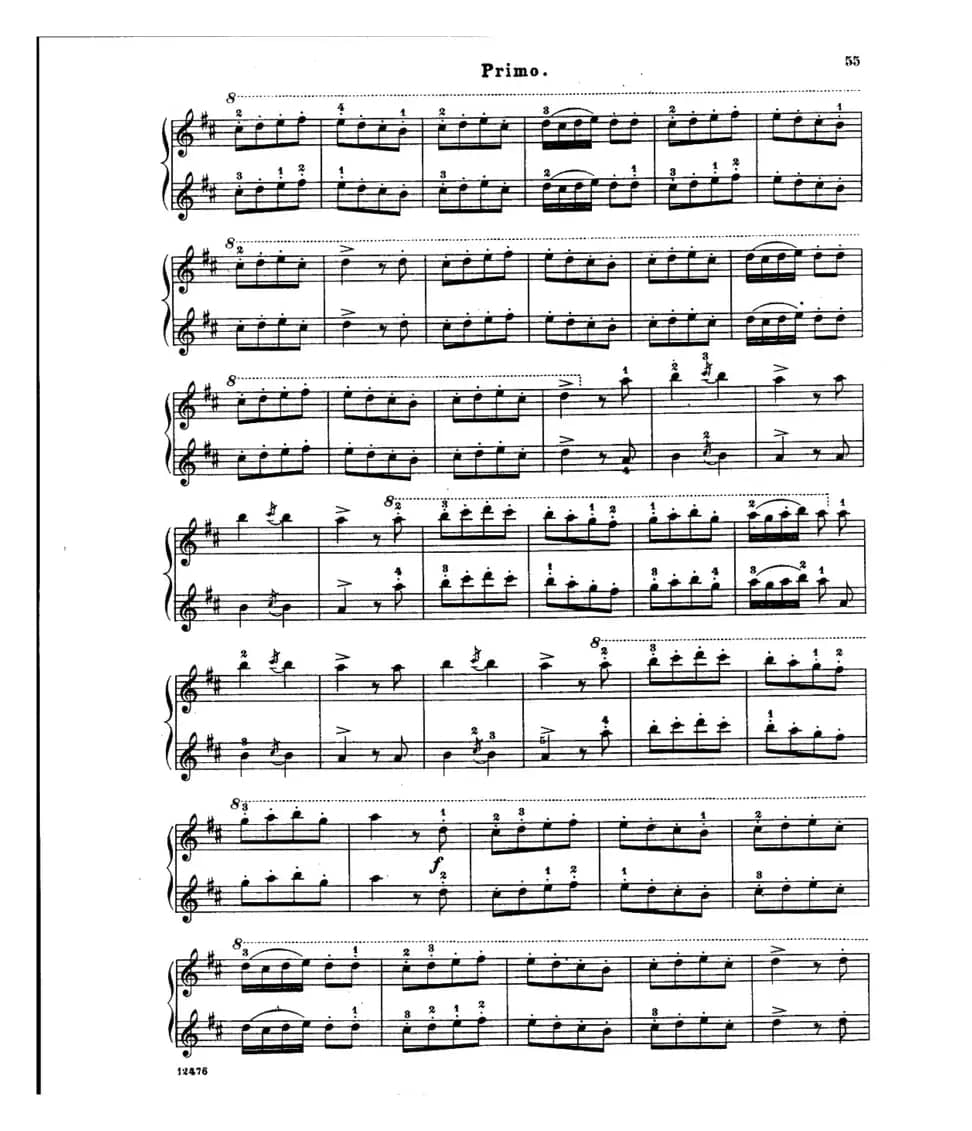 L'Arlesienne Suite No·2（阿莱城姑娘·第二组曲·四手联弹）