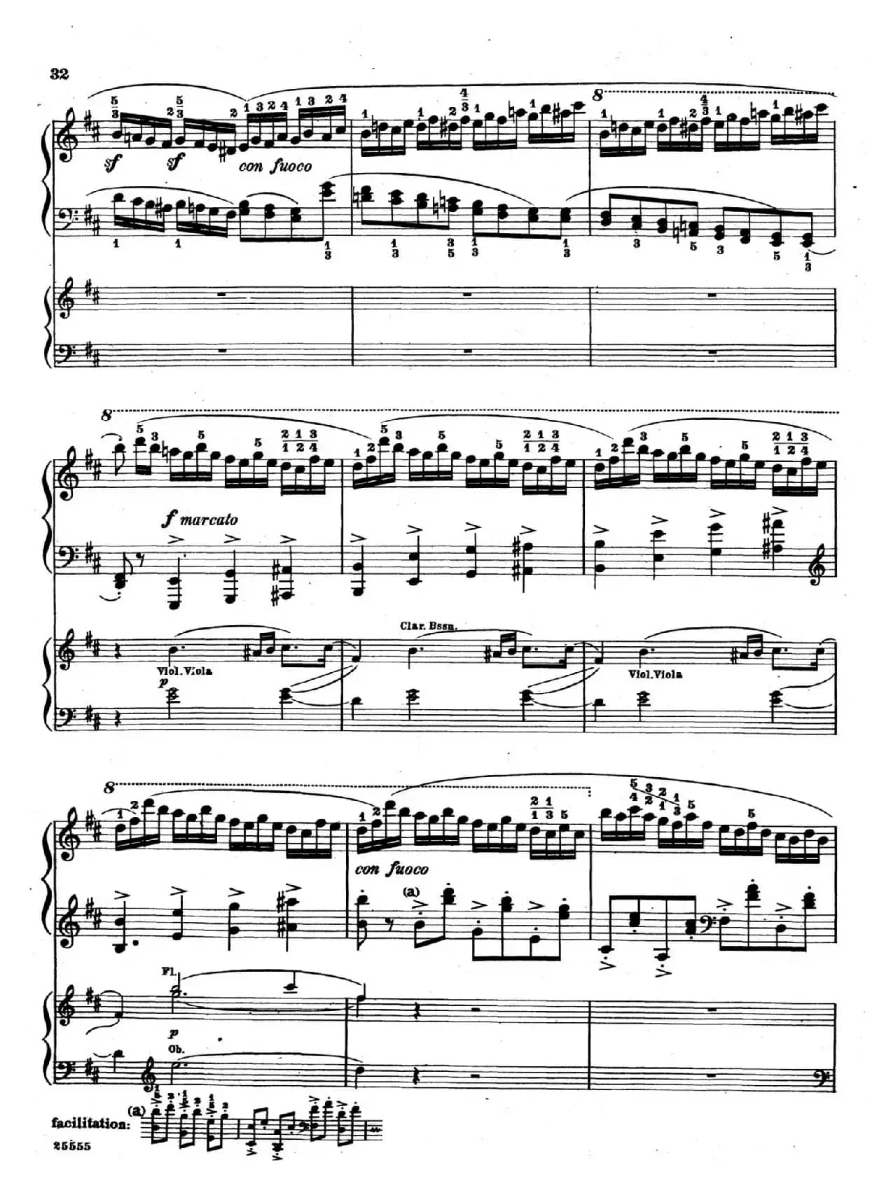 Capriccio Brillante in B Major Op.22（B大调华丽随想曲·双钢琴）