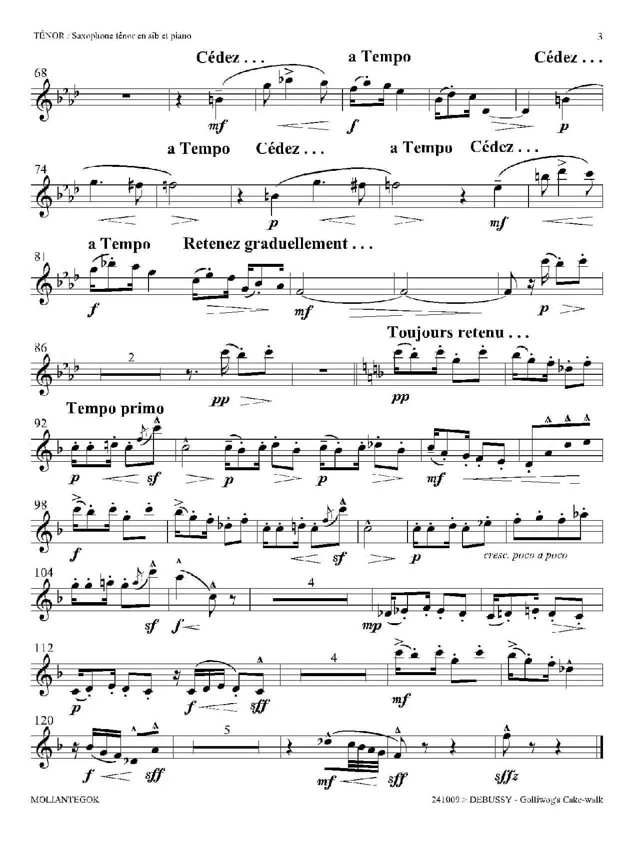 木偶步态舞（次中音萨克斯）