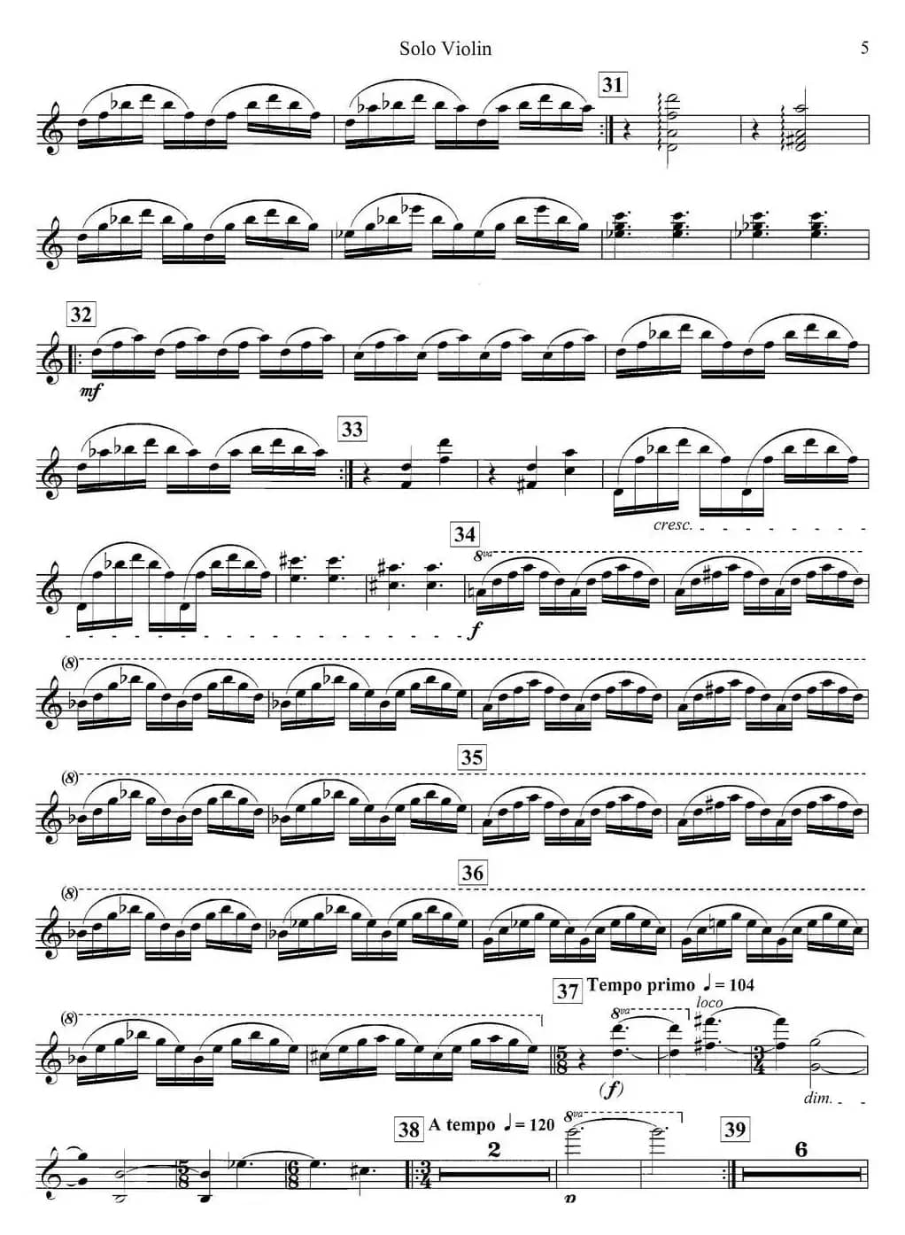 PHILIP GLASS Violin Concerto（格拉斯小提琴协奏曲I）
