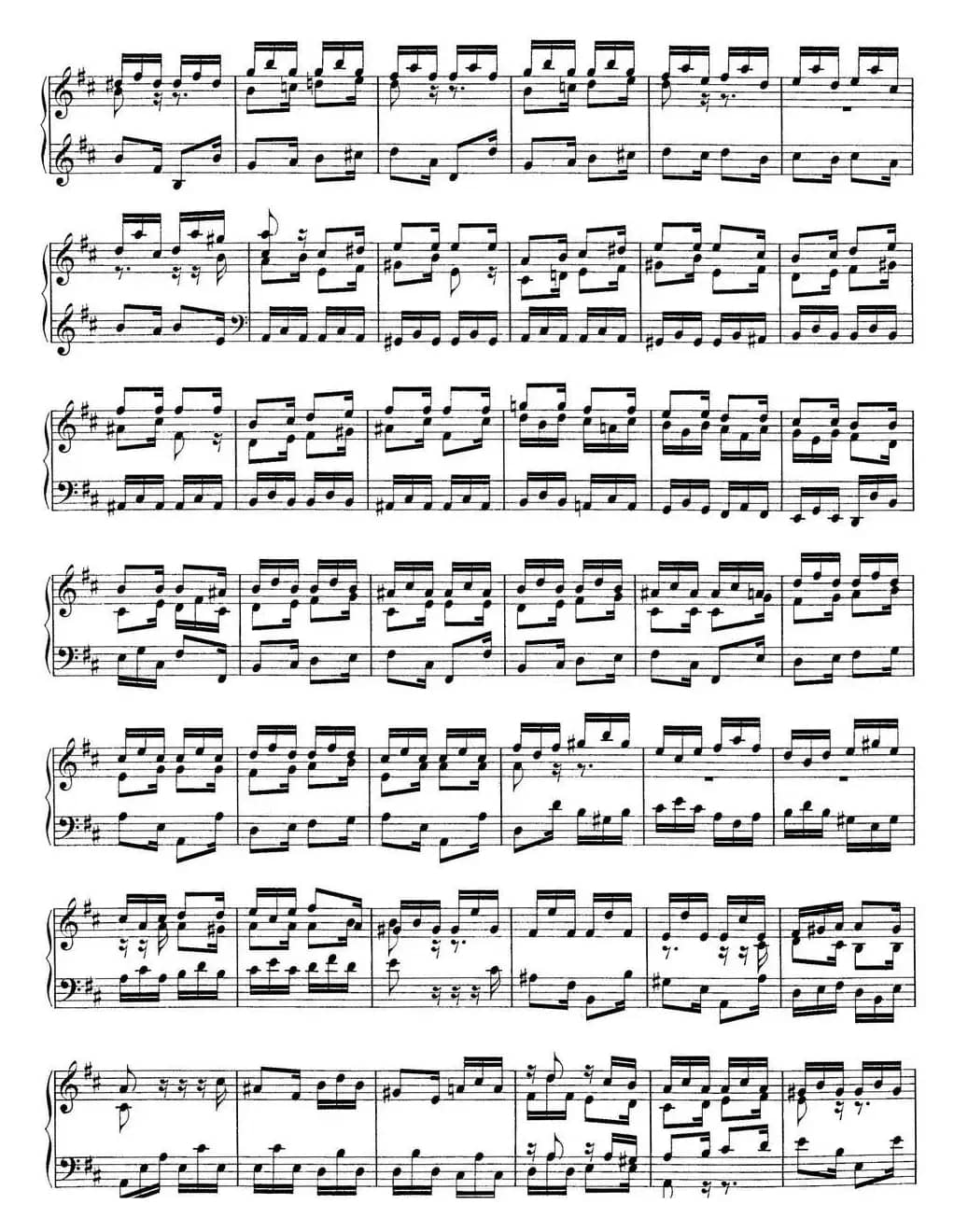 Toccata BWV 912（7首托卡塔·No.3 D大调）