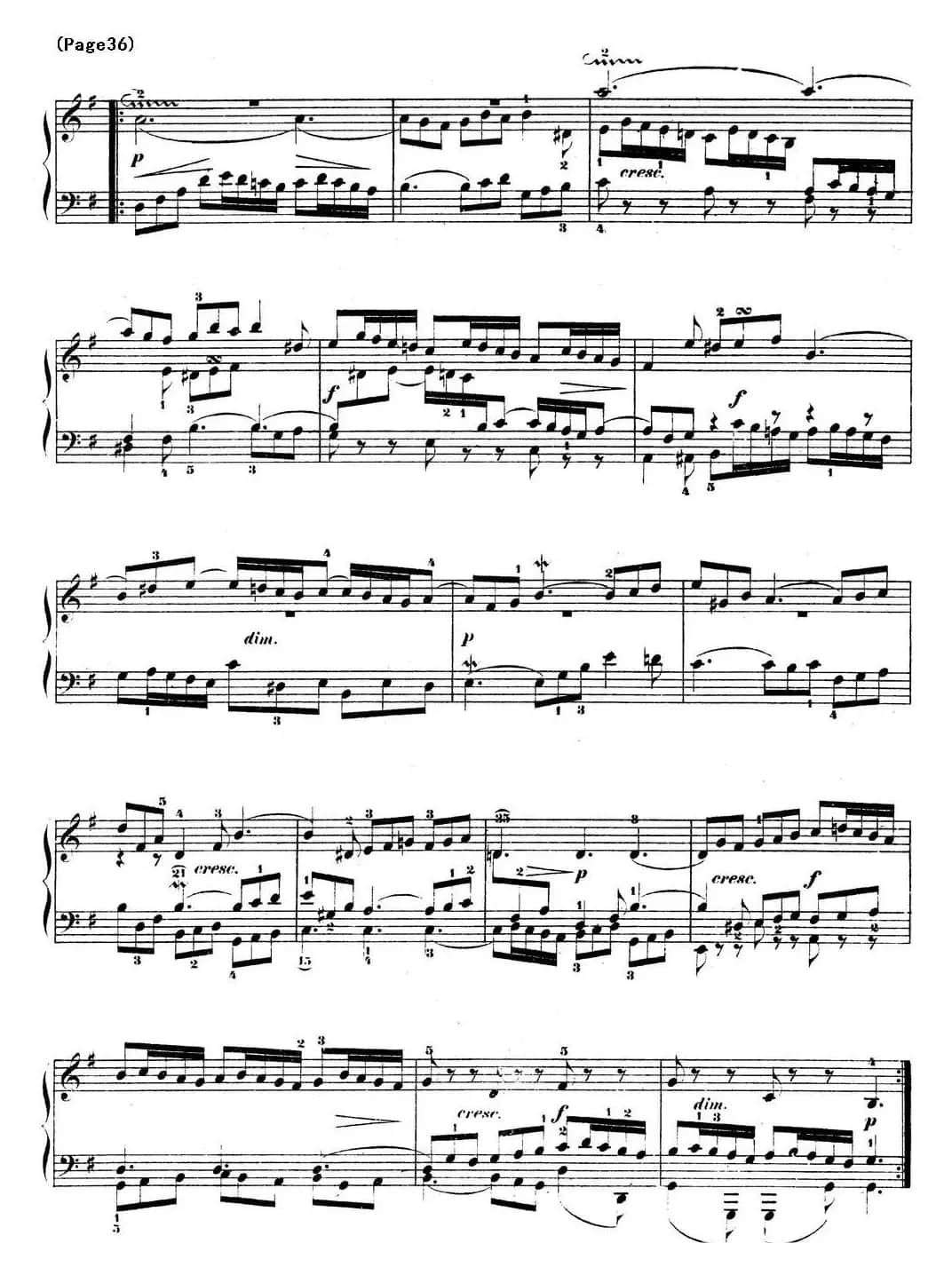 哥德堡变奏曲 巴赫 Goldberg Variationen BWV988