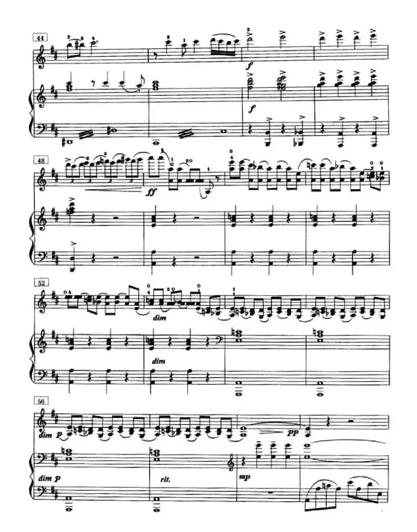 鼓声（小提琴+钢琴）