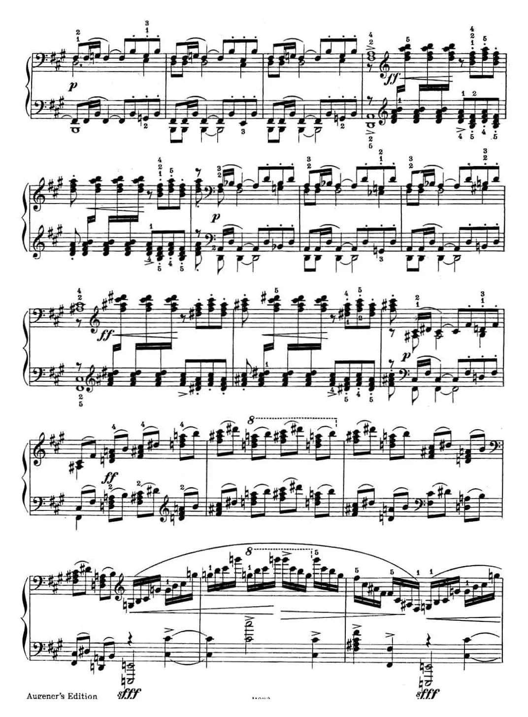 拉赫玛尼诺夫 幻想小品集 Op.3 No.4 小丑 升f小调