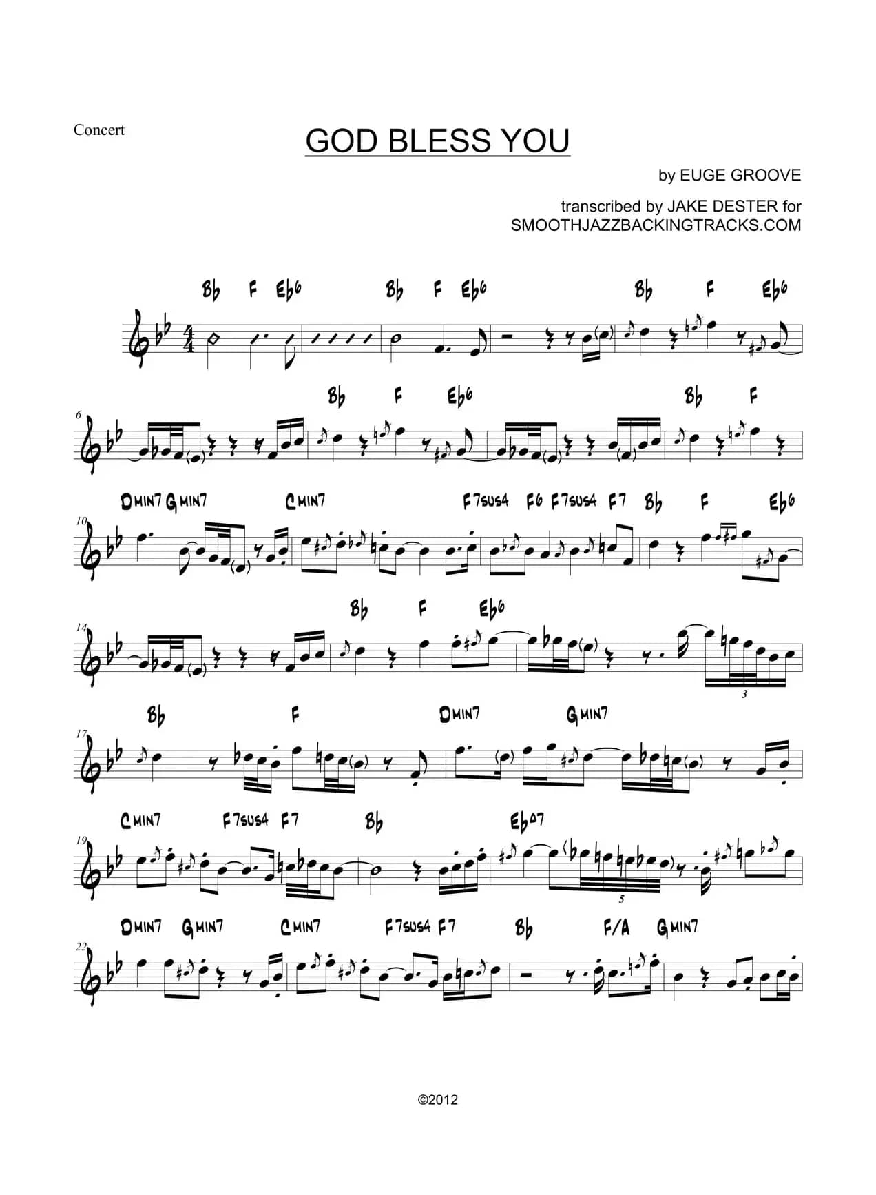 God Bless You（Concert）