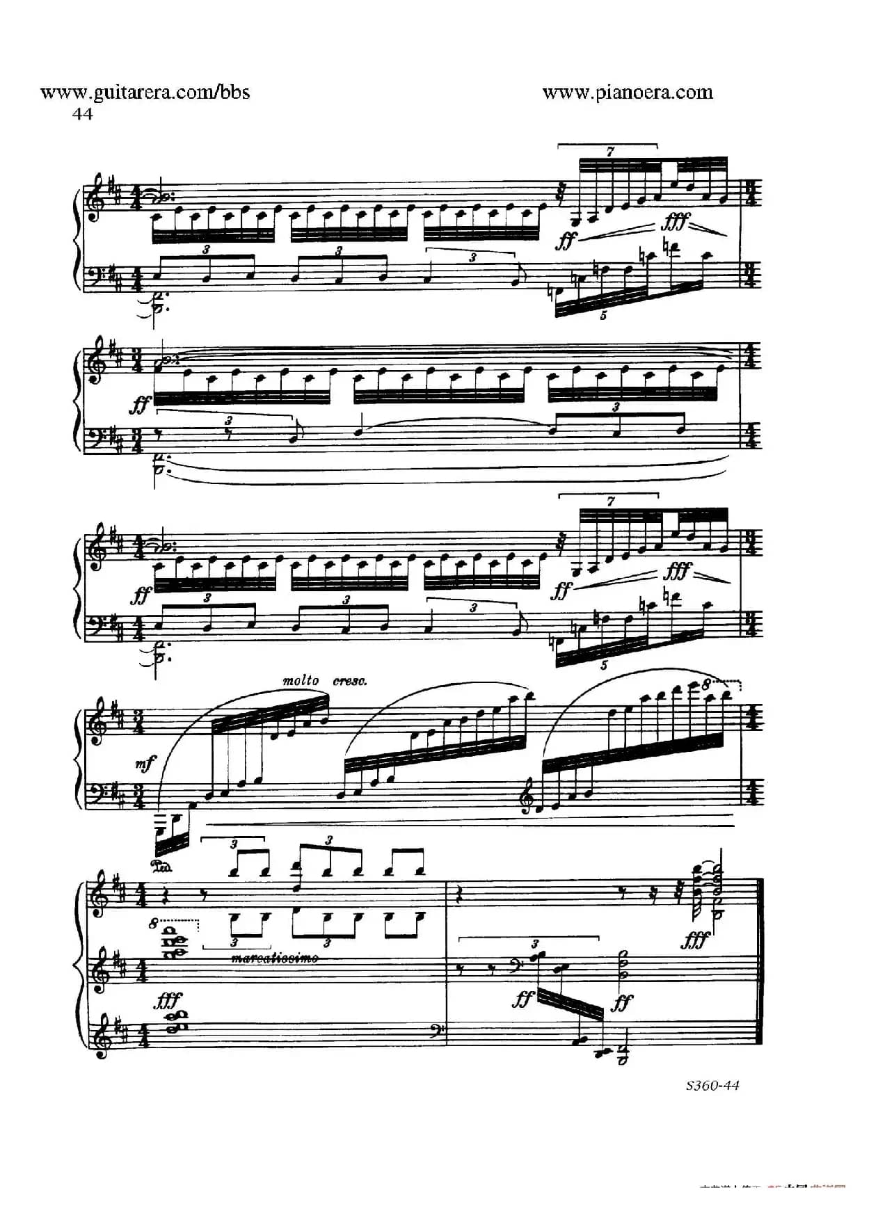 Fourth Piano Sonata S.360（第四钢琴奏鸣曲）
