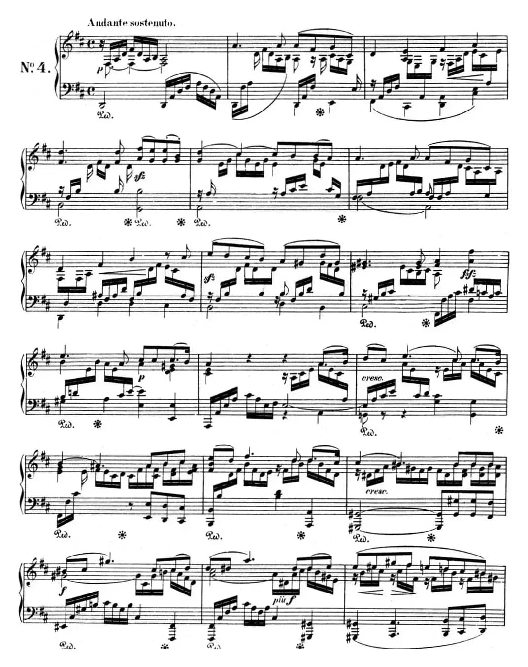 门德尔松无词歌Op.85（NO.4）