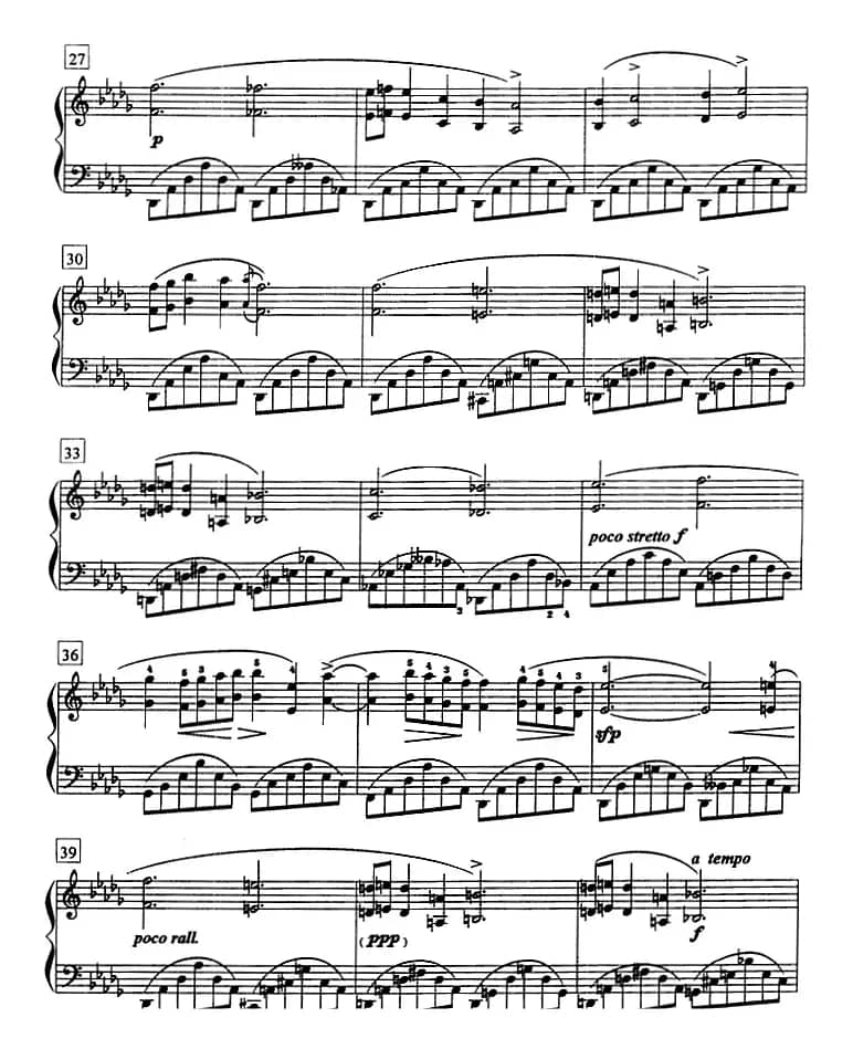 钢琴教程第七级 中外乐曲（夜曲 Op.9 No.1）