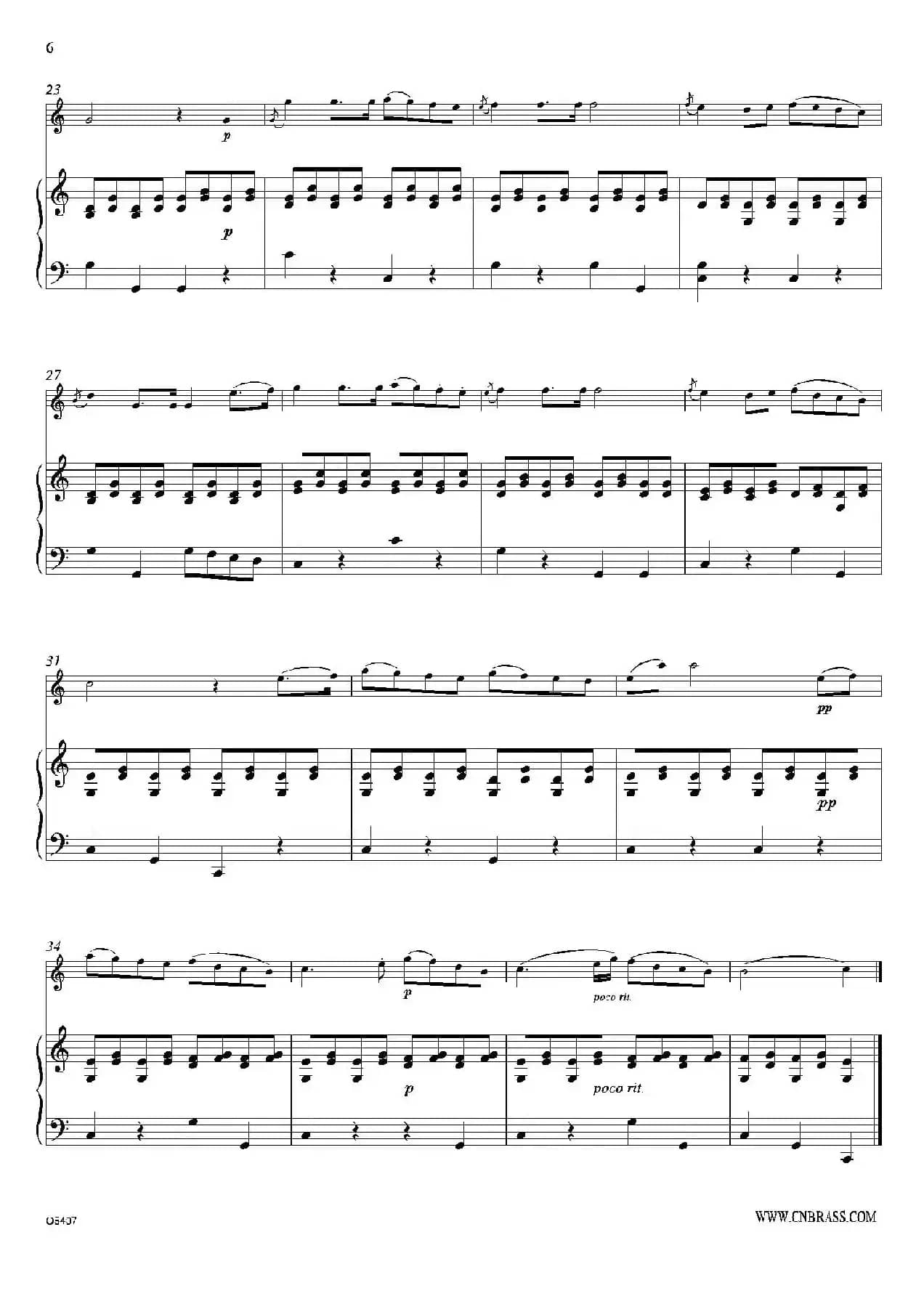 Serenade（双簧管+钢琴伴奏）