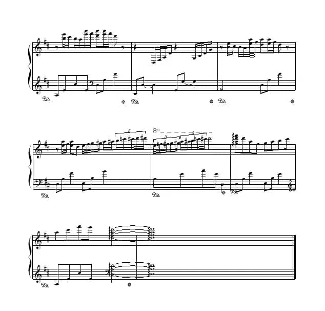 瓦妮莎的微笑（OK贴制谱版）