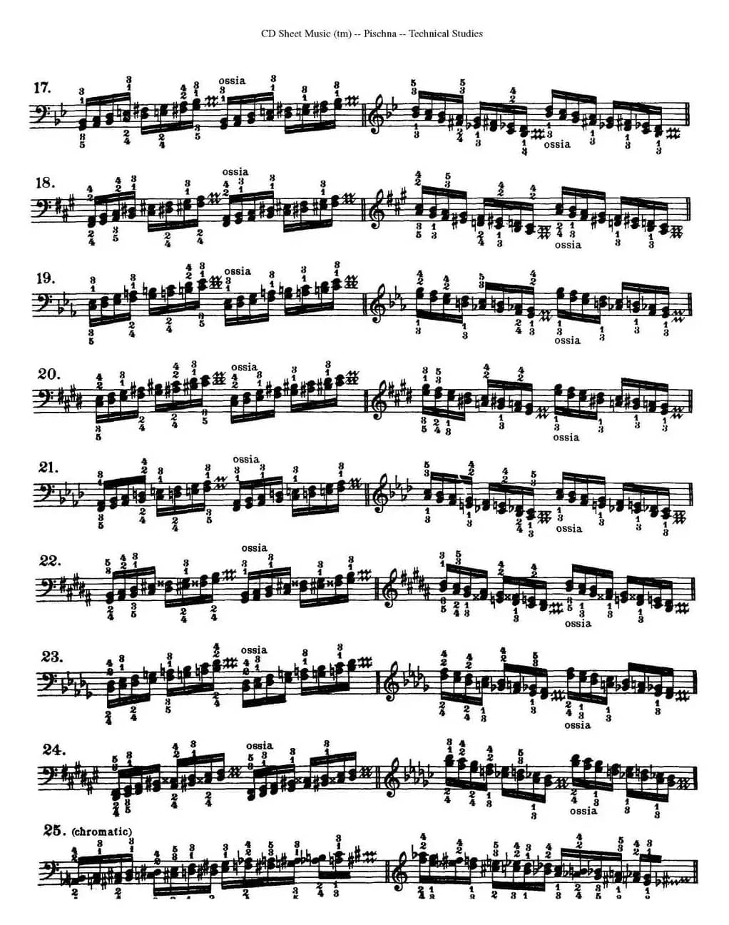 Technical Studies 60 Progressive Exercises （60首钢琴循序渐进练习曲 P91——99）