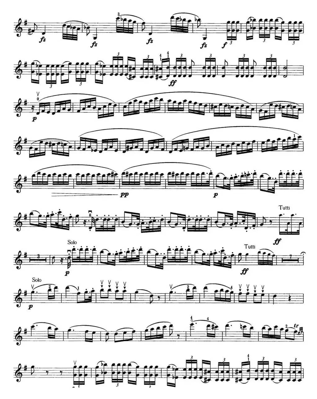 小提琴考级第七级：外国乐曲（8首）