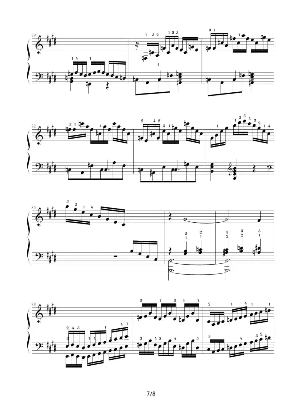 E大调练习曲（Op.72 No.1）