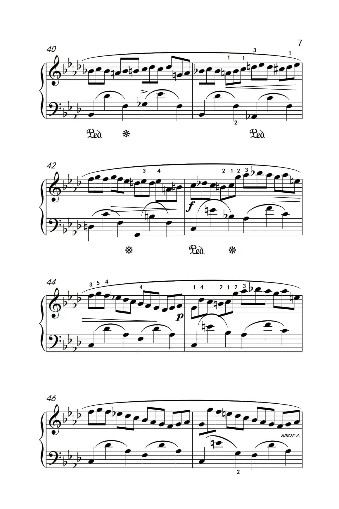 第九级1.练习曲 Op.25 No.2（中央音乐学院 钢琴（业余）考级教程 7-9级）