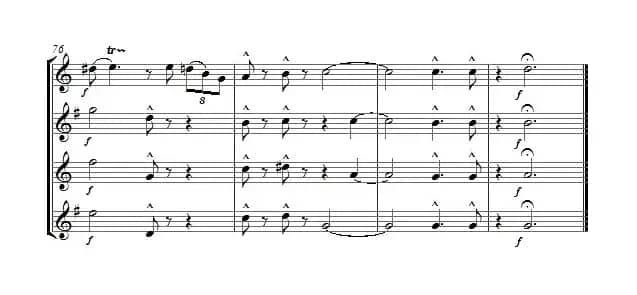 Yellow Jazz（saxophone quartet、四重奏）