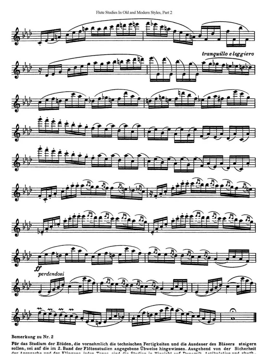 斯勒新老风格长笛练习重奏曲（第二部分）（NO.14-NO.15）