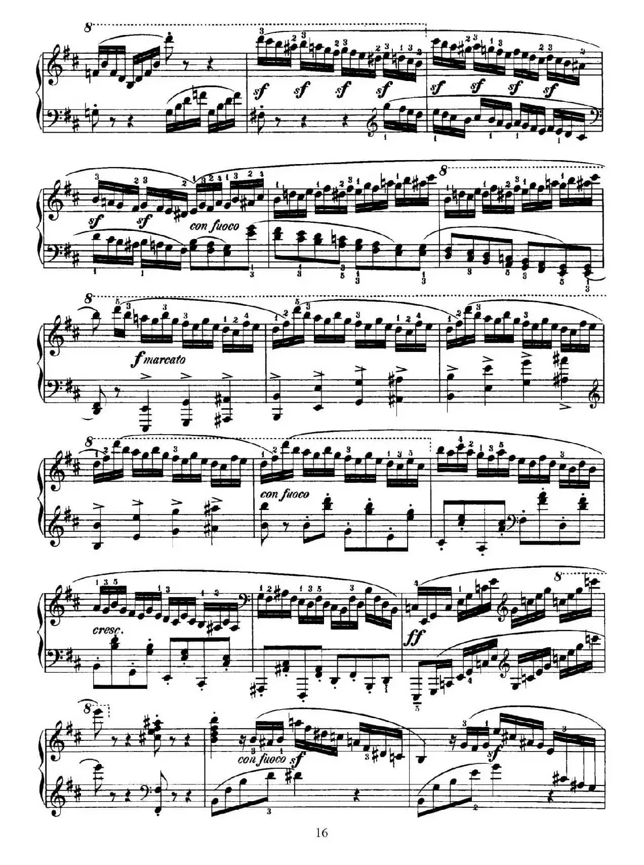 Capriccio Brillante in B Major Op.22（B大调华丽随想曲·钢琴独奏）