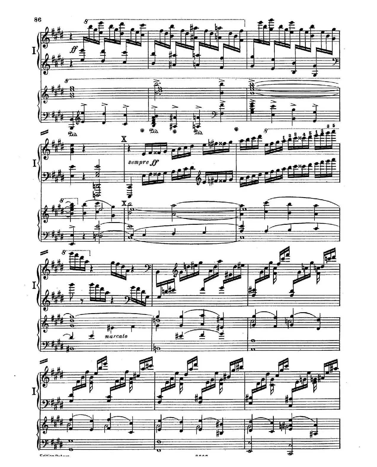 Piano Concerto in E Major Op.59(E大调钢琴协奏曲·双钢琴·第四乐章)