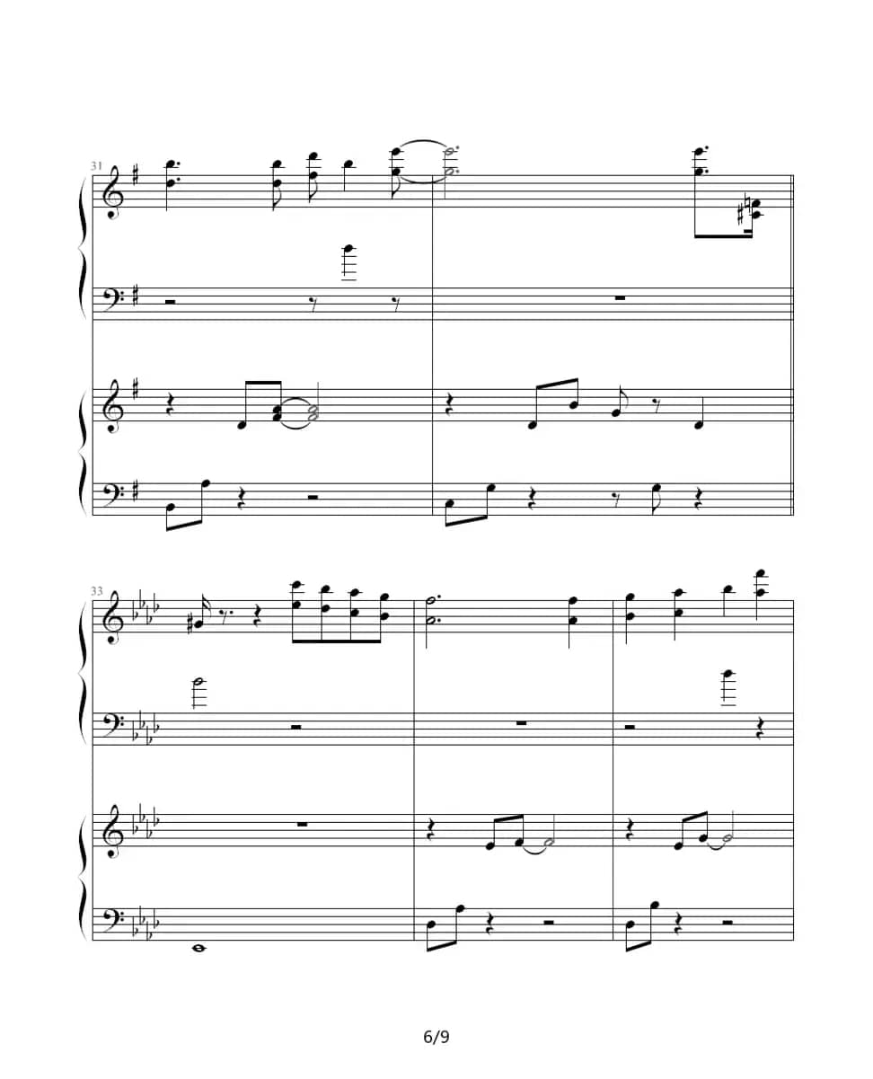 大好きだよ（双钢琴）