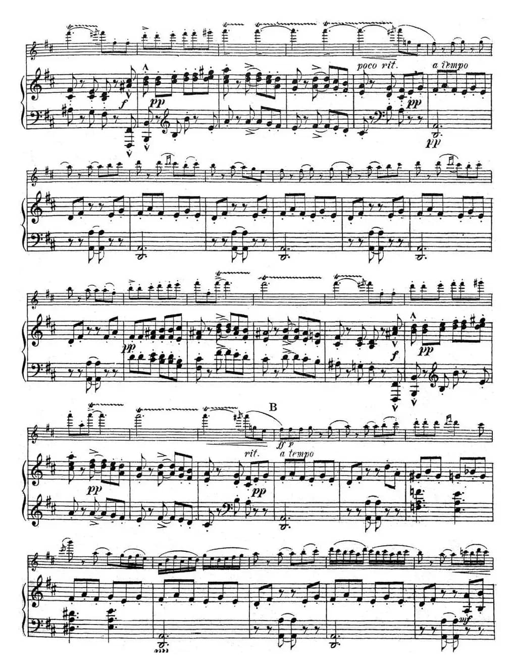 Symphonie Espagnole Op.21，No.5（西班牙交响曲）（小提琴+钢琴伴奏）