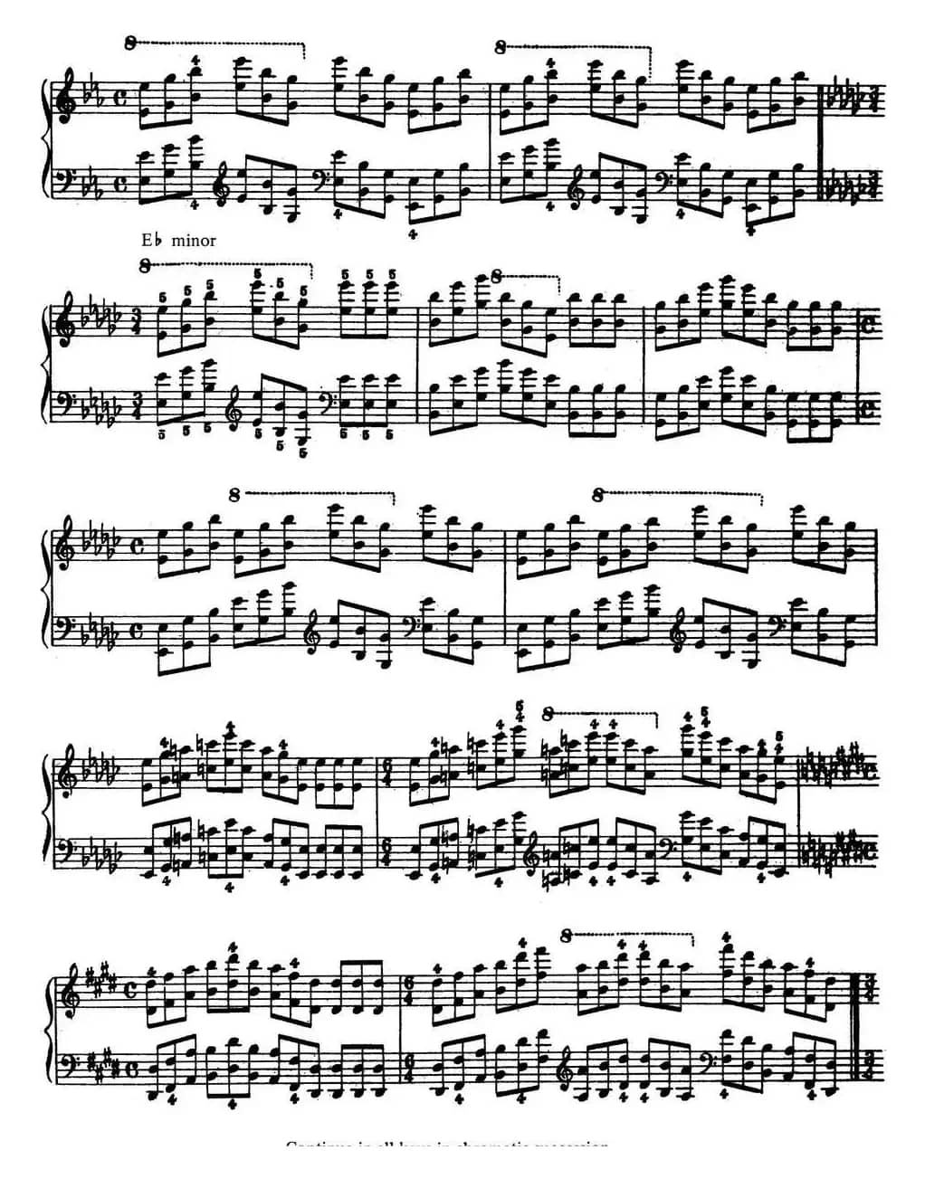 Technical Exercises S.146（李斯特钢琴技巧练习 BOOK Ⅻ）