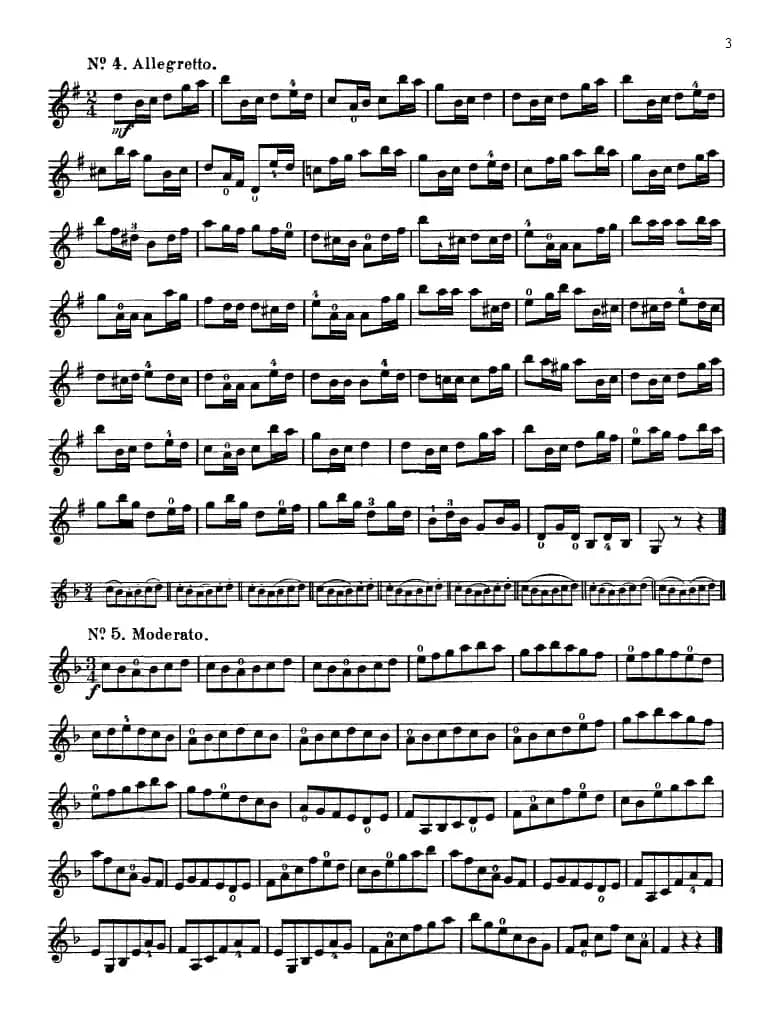 沃尔法特60首练习曲 Op.45（第1-10页）