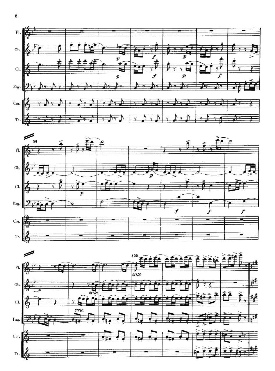 回旋曲（管乐六重奏）