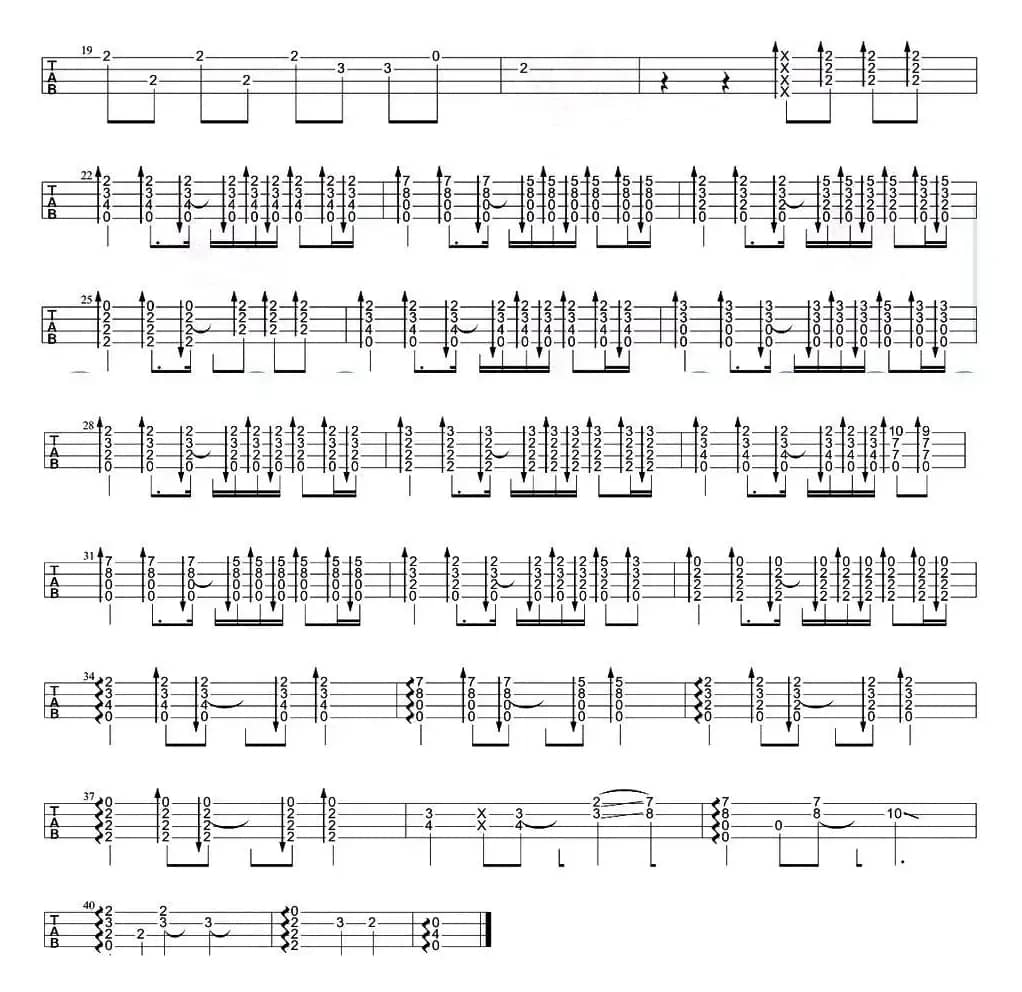 Fade（尤克里里指弹谱）