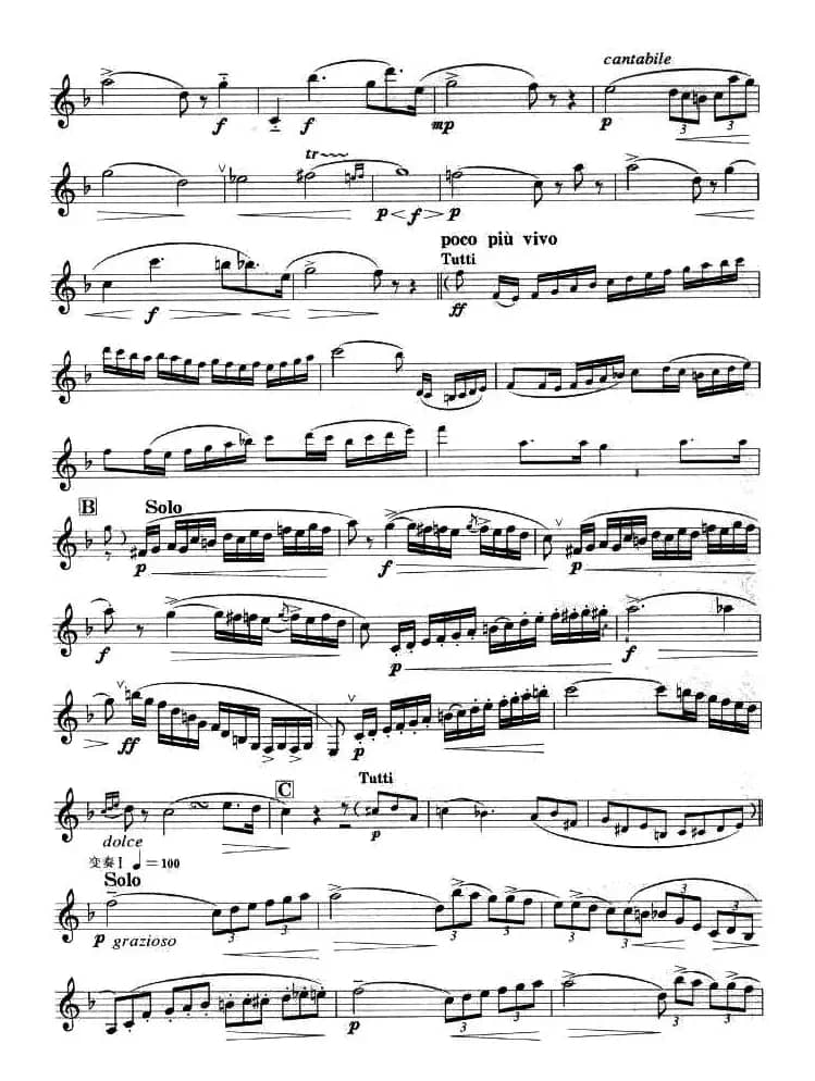 小协奏曲（单簧管）