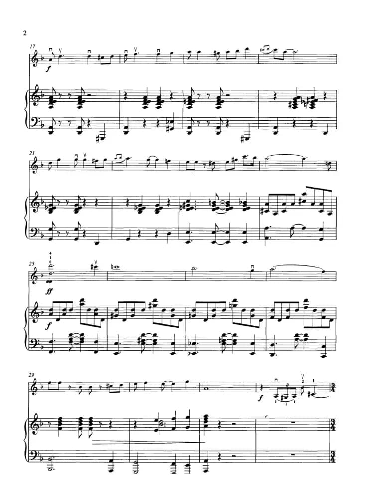 玫瑰香（小提琴独奏+钢琴伴奏）