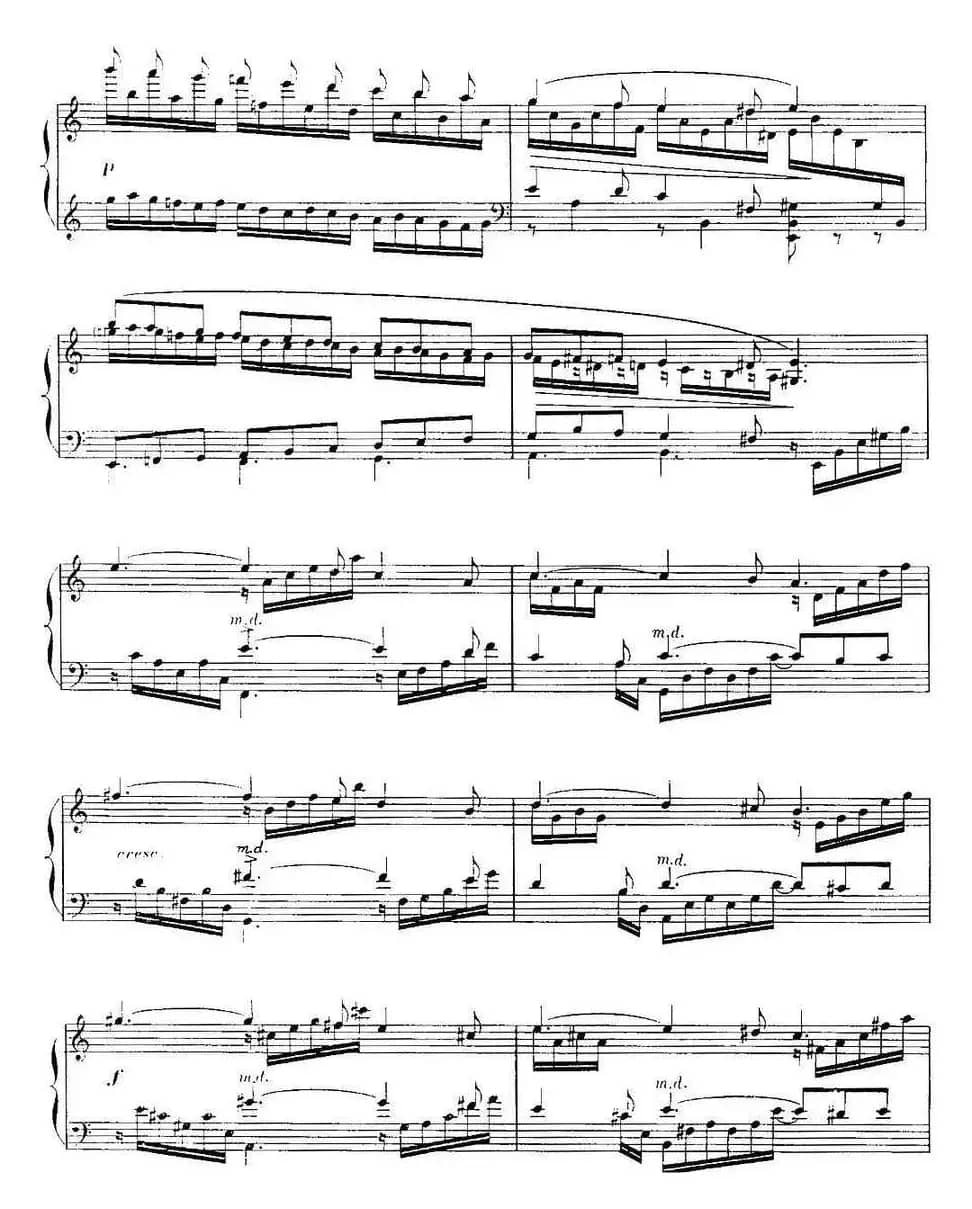 福雷13首船歌：Barcarolle No·9 in A min, Op·101