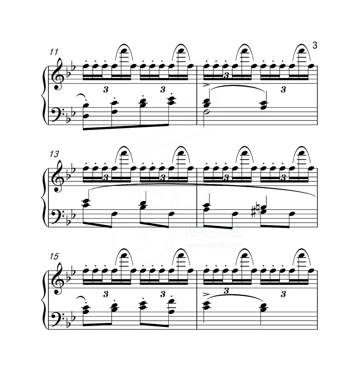 第五级A组 练习曲（中国音乐学院钢琴考级作品1~6级）