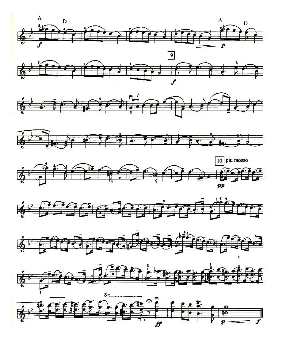 帕萨卡利亚（四重奏之第一小提琴）