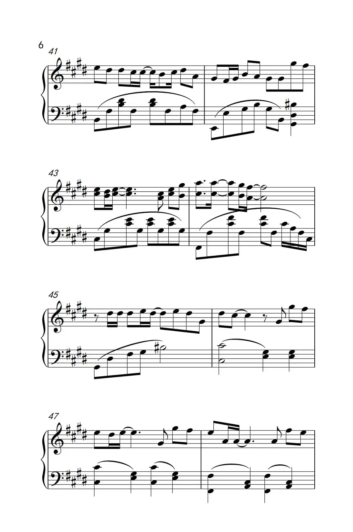 等不到的爱（《弹吧音教》制谱）