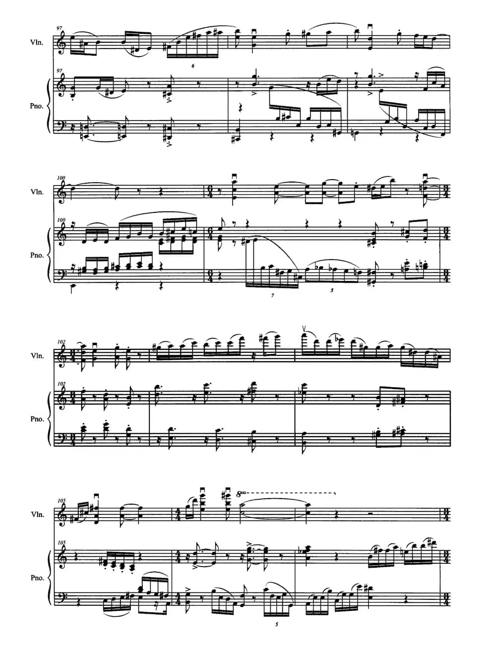 晨曦 （第一小提琴与钢琴奏鸣曲）