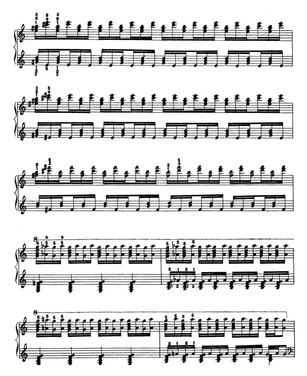 Technical Exercises S.146（李斯特钢琴技巧练习 BOOK Ⅷ）