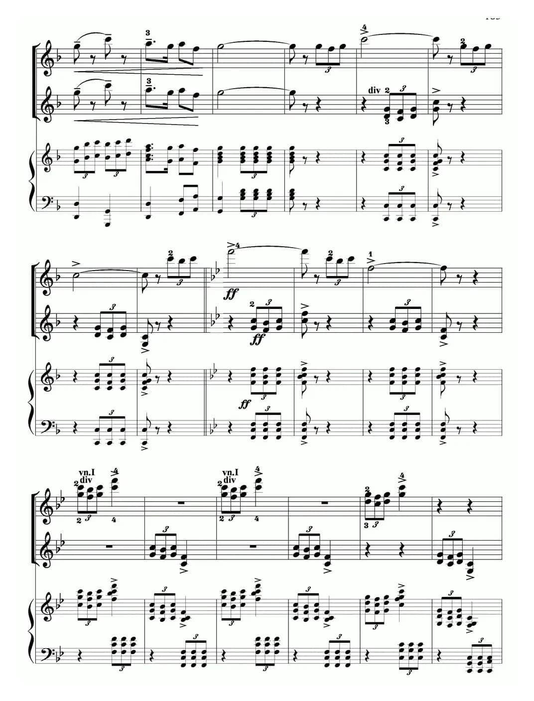 当红军去（小提琴齐奏+钢琴伴奏）