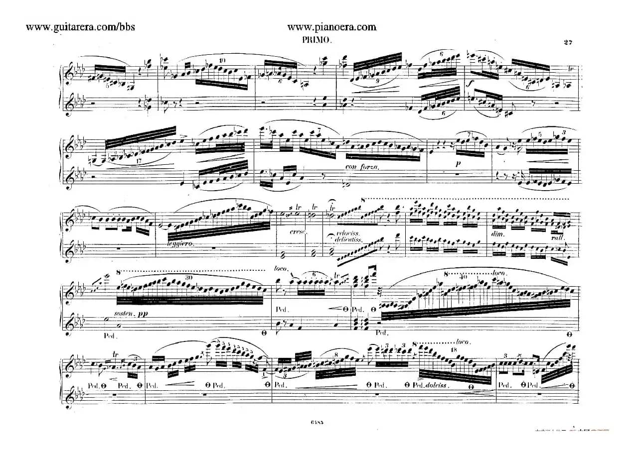 Piano Concerto No.2 in f Minor Op.21（f小调第二钢琴协奏曲·四手联弹版）