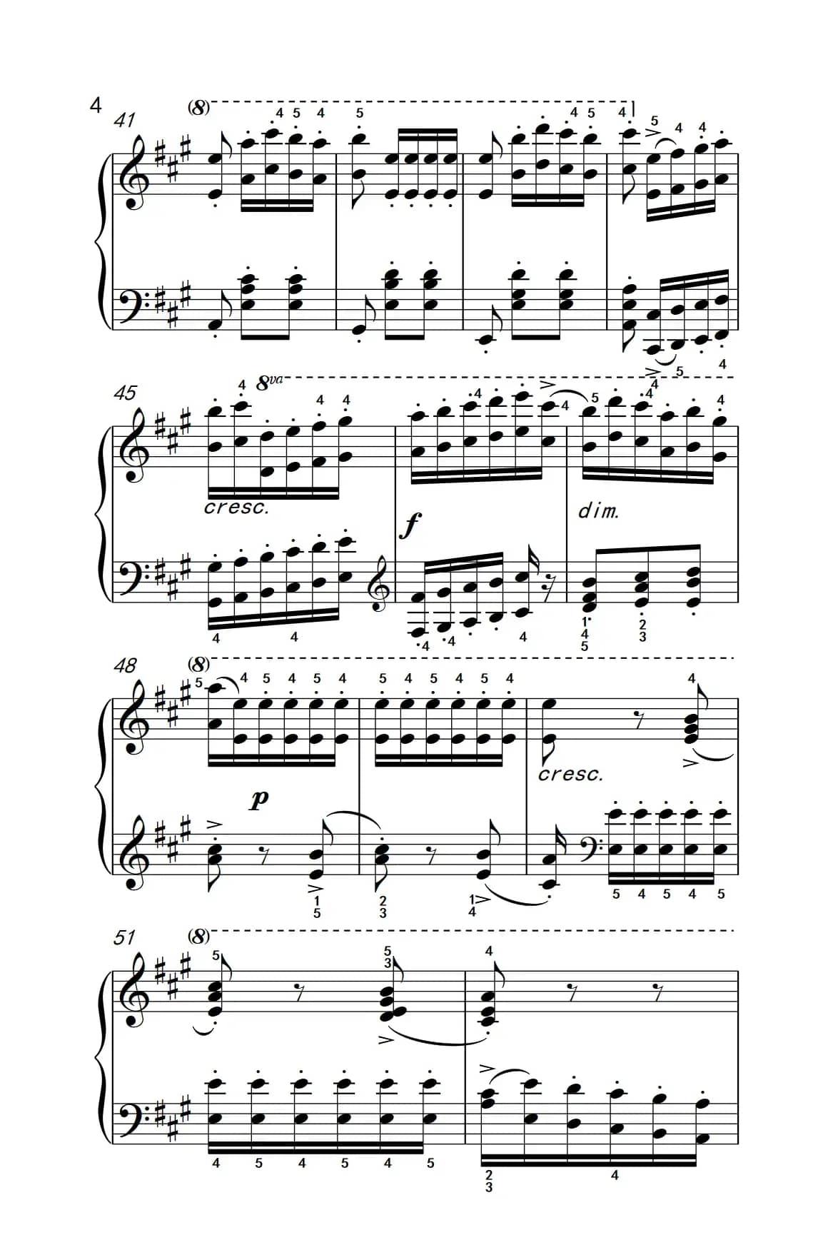 车尔尼钢琴八度练习曲 553（3）