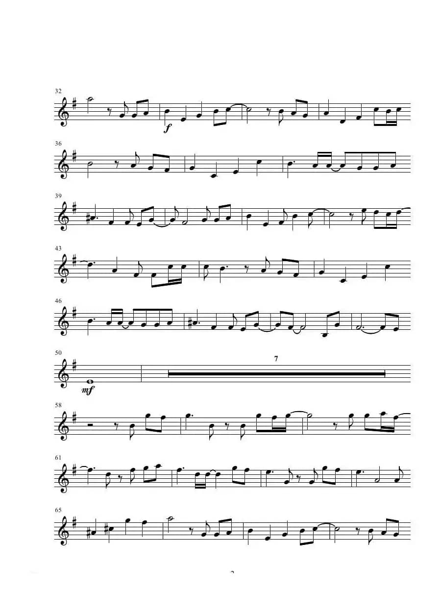 爱上鲨鱼的人鱼 （广州YOYO改编小提琴谱）