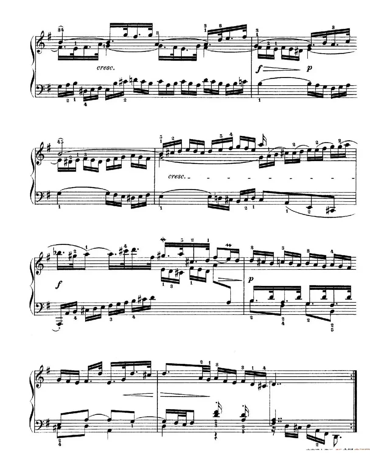 Six Partitas BWV 825-830（6首帕蒂塔·5）